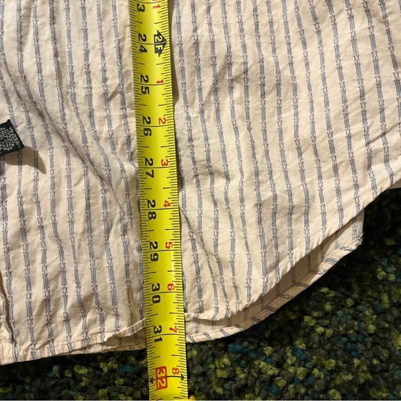 Ralph Lauren Polo Country Cream Striped Button-Down Shirt - Picture 5 of 5